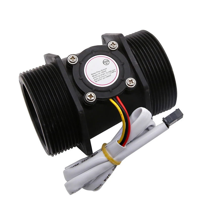 1/2" 3/4" 1" 1-1/4" 2“ ”DC 5-18V Water Flow Sensor Flowmeter Hall Flow Sensor Water Control Liquid Flow 2.0MPa Sensor Switch