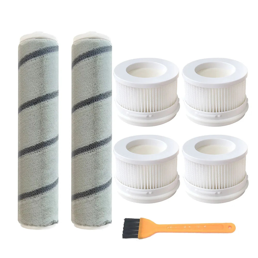 HEPA Filter Main Rolling Brush Compatible with Xiaomi Mijia 1C / K10 MJWXCQ04ZM SCWXCQ02ZHM Handheld Wireless Vacuum Cleaner Roller Brushes