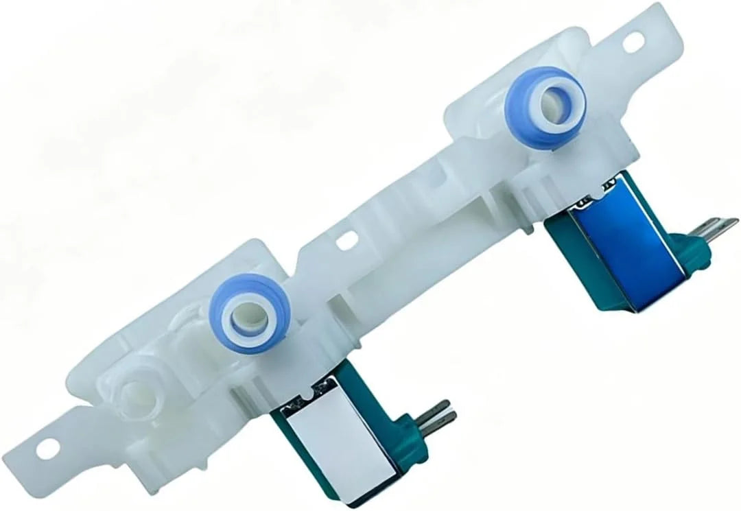 Replacement Inlet Valve for Washing Machines Fits Models W1161683 W10894039 W11179274 Plastic and Metal Construction Blue