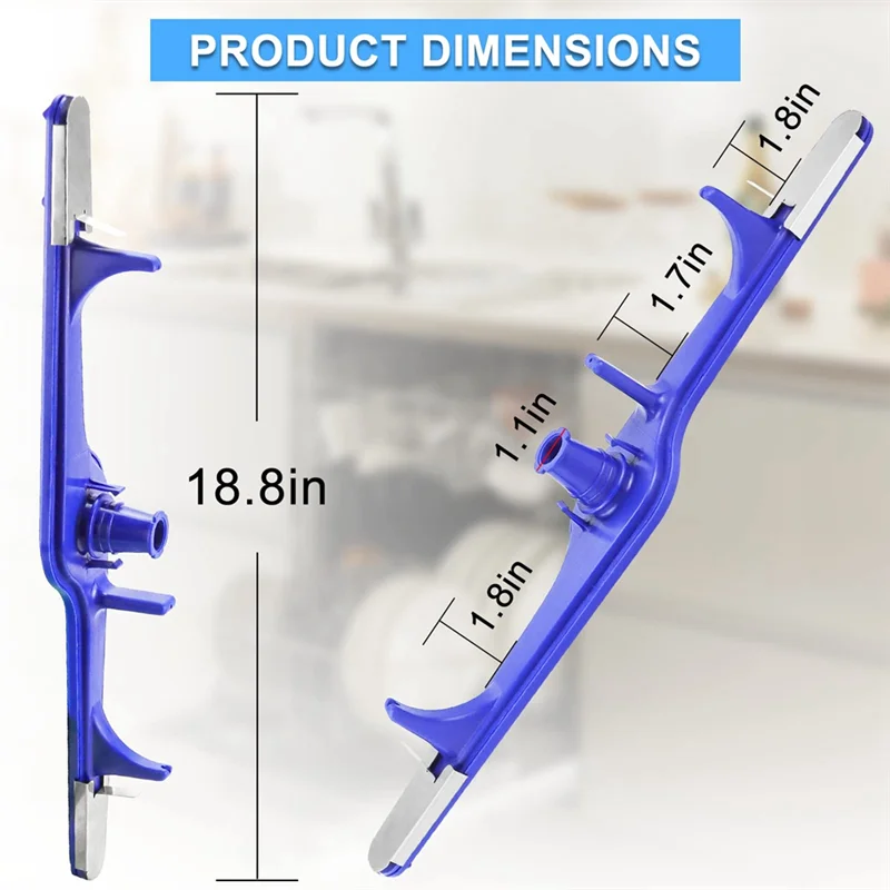 EAS-5304517203 Dishwasher Lower Spray Arm For Frigidaire & Kenmore Dishwashers Spare Parts Accessories 154568001 154414101 15456