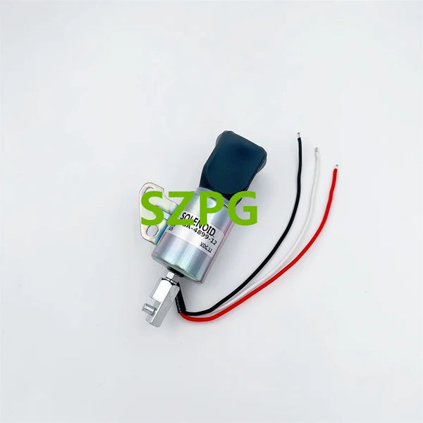 1756ES-12SUC5B1S5 SA-5176-12 SA-4899-12 1pc 12V Fuel Shutdown Solenoid Valve Compatible with Kubota D722 D902 Z482 w/ 3 Months Warranty