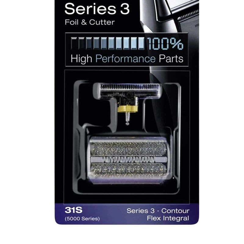 31S Replacement Shaver Foil & Cutters Compatible with Braun 5610 / 5611 / 5612