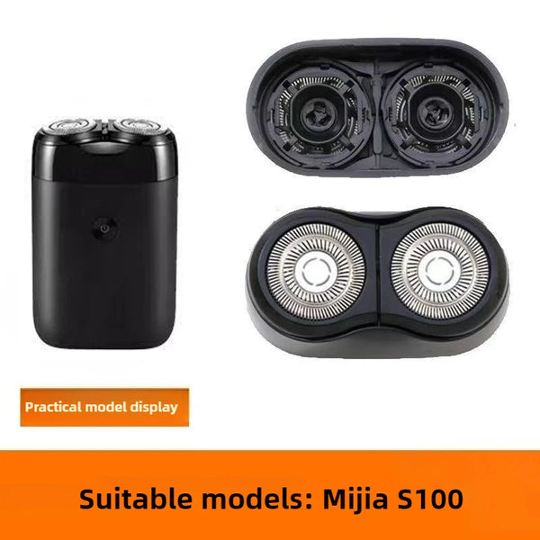 Replacement Shaver Head Compatible with Xiaomi Mijia Electric Shaver S100 Blades Dual Ring Floating System