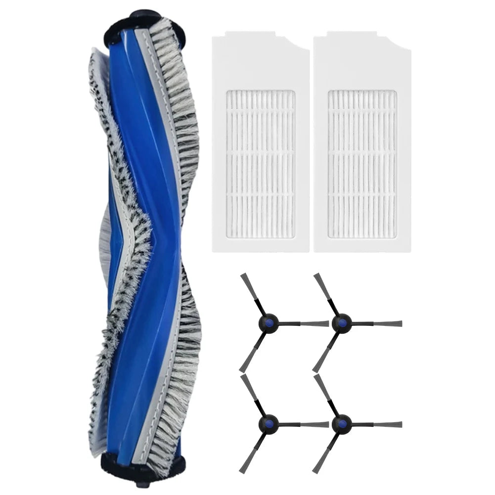 Main Brush Filter Kit For Home Cleaning For Robot Vacuum Maintenance Roller Brush Removes Dirt Traps Fine Particles