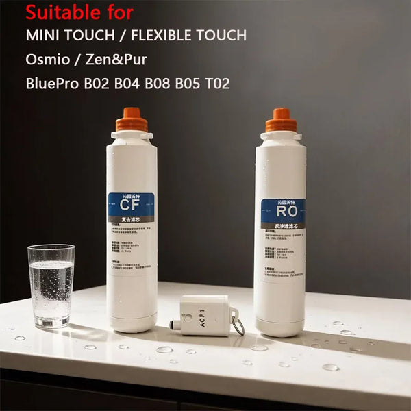 Water Purifier Filter Element,CF+RO+ACF1 Filter For Mini Touch/Flexible/Zen&Pur/BluePro Drinking Water Purifier Compound RO