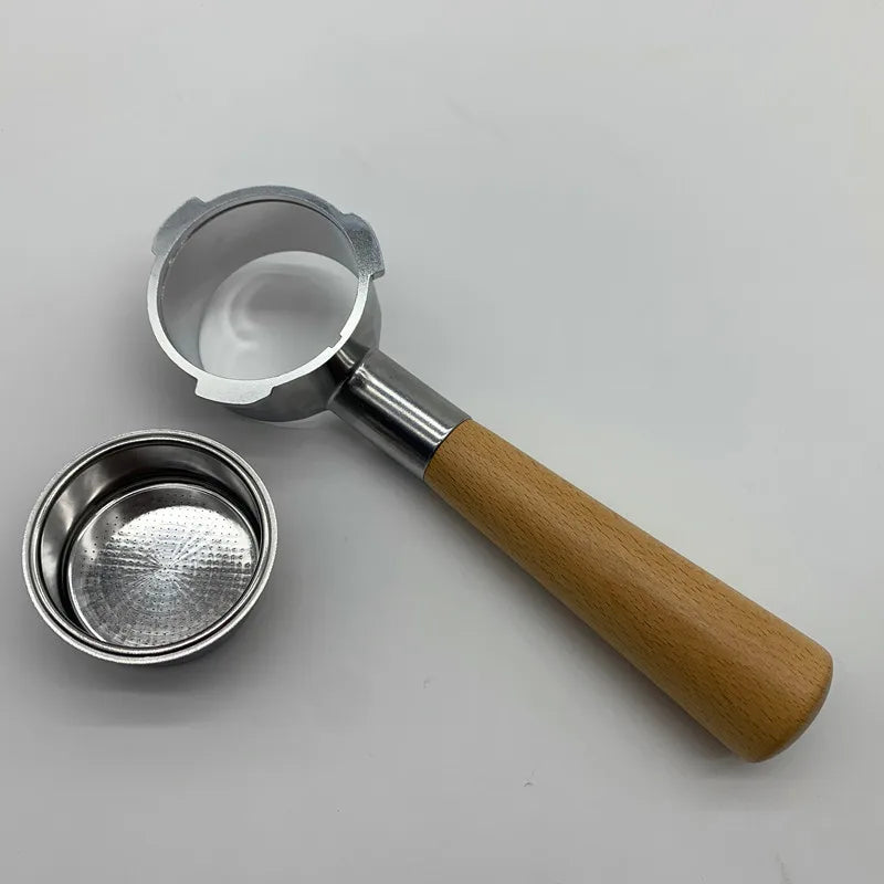 51mm Bottomless-filter Holder Portafilter out 60mm 15-20bar for Espresso Coffee Maker Parts