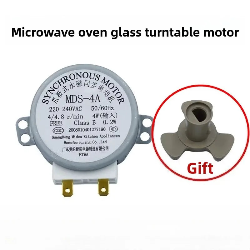 220V Microwave Oven Turntable Motor, Claw Pole PMSM, Replacement for Glass Tray, Long Lifespan & Quiet Operation