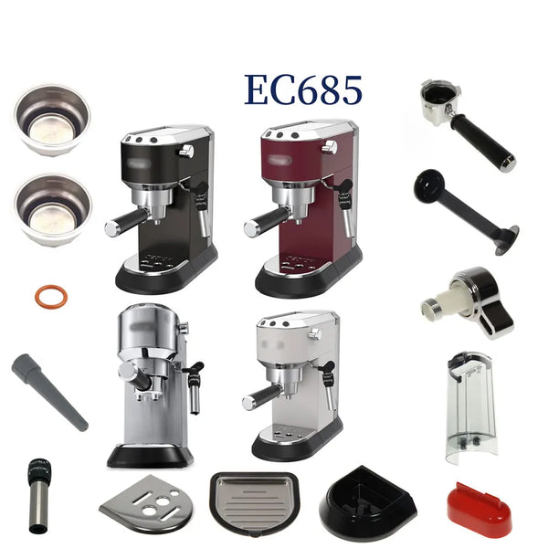 Coffee Machine Accessories for Delonghi EC685 Coffee Machine Handle Water Tank Milk Foam Tube Accessories Replace