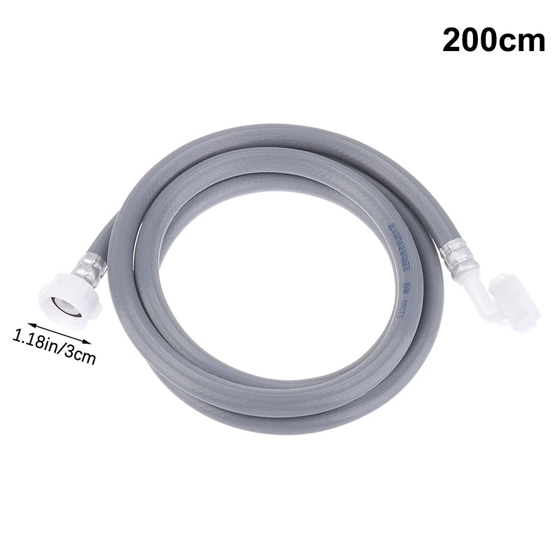 **Washing Machine Dishwasher Inlet Pipe Water Feed Fill Hose With 90 Degree Bend Water Inlet Connection Replacement Water Pipe