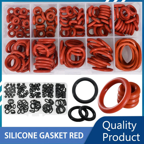 Red Black Silicone O Rings Sealing Gasket High Temperature Silicon Oring Seal Washer Coffee Machine Rubber Silica Gel O-Ring