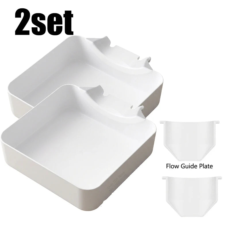 Washing Machine Drain Tray Drain Funnel Proof Tray Water Collection Catch Trays Front Load Washer Drip Catcher Base