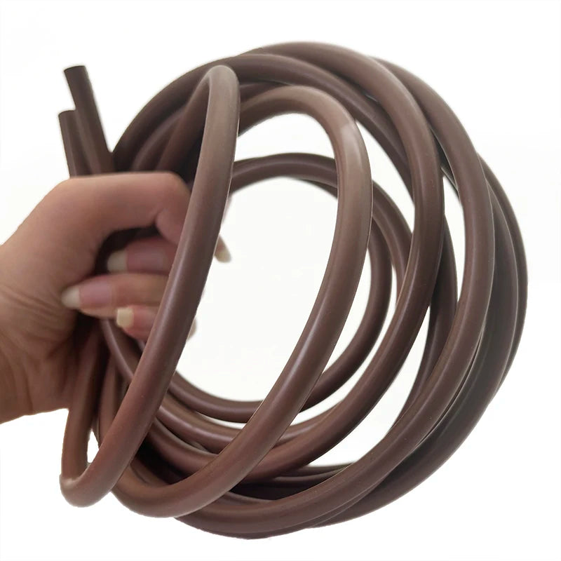 1/3/5M FKM Rubber Strip Dia 2~8mm Fluororubber Sealing Solid Round Strip