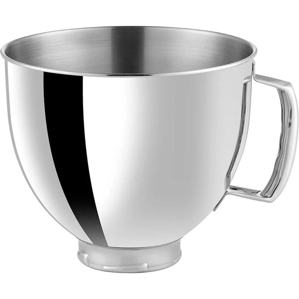 4.5-5QT Mixer Bowl Stainless Steel for Kitchenaid Stand Mixers,Mixing Bowl for 5QT Lift Mixer with Handle