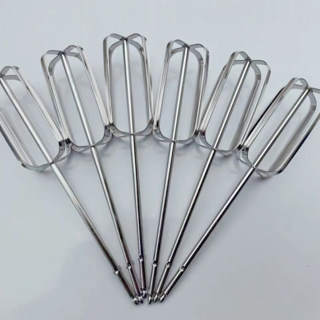 2Pcs Stainless Steel Electric Hand Mixer Replacement Accessory For Cake Cookie Bread Home Baking Mixing Tools Mixing Supply