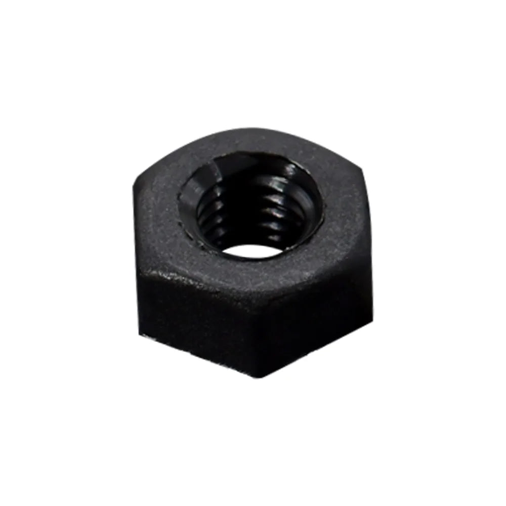 White or Black Nylon Hex Nut Hexagon Plastic Nuts Metric Thread Suit For Screws Bolts 10-50pcs M2-M20 for Elctricity Insulation