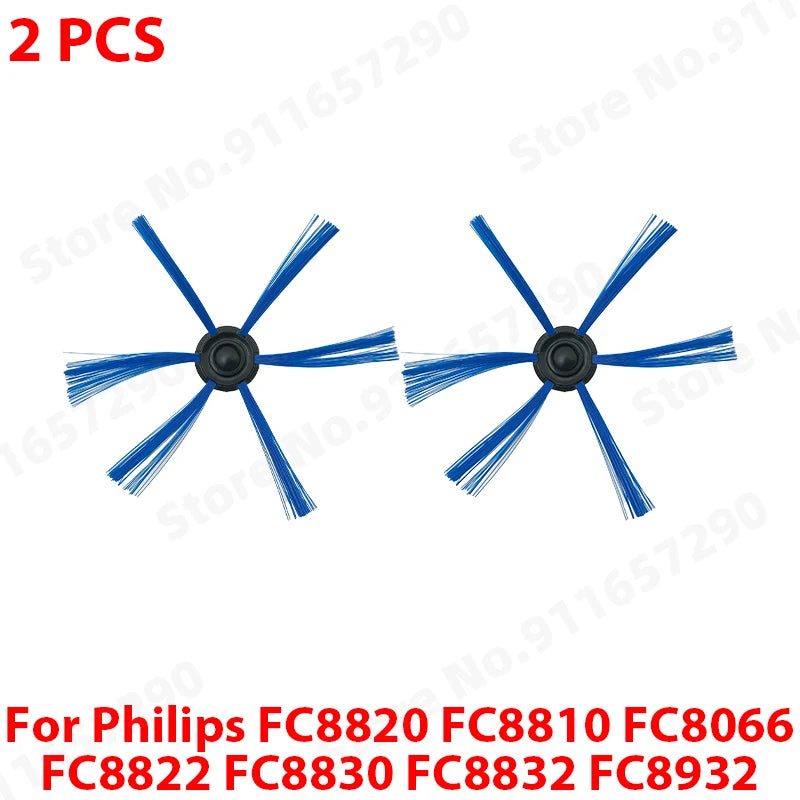 HEPA Filter Screen Side Brush Compatible with Philips FC8820 FC8810 FC8066 FC8822 FC8830 FC8832 FC8932 Robot Vacuum Cleaner Accessories