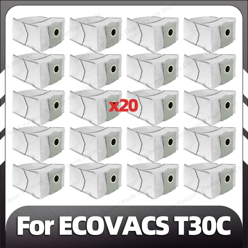 Compatible with ECOVACS T30C / T30C OMNI / T30C PRO OMNI Main Side Brush Filter Mop Pad Dust Bag Spare Parts Accessories