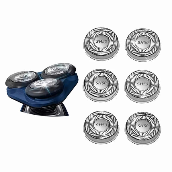 SH50 3/6/9pcs Replacement Electric Shaver Heads Compatible with Philips Series 5000 S5085 S5050 S5000 S5010 S5380 Razor Cutter Blade