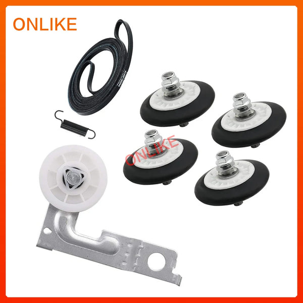 Dryer Repair Kit Compatible with LG Kenmore Dryers Includes 4581EL2002C Drum Roller Assembly