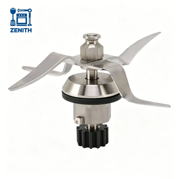 Blender Blade for Monsieur Cuisine Connect 1.0, 12 Teeth 4 Leaves Replacement Cutter Head Mixer Parts Accessory