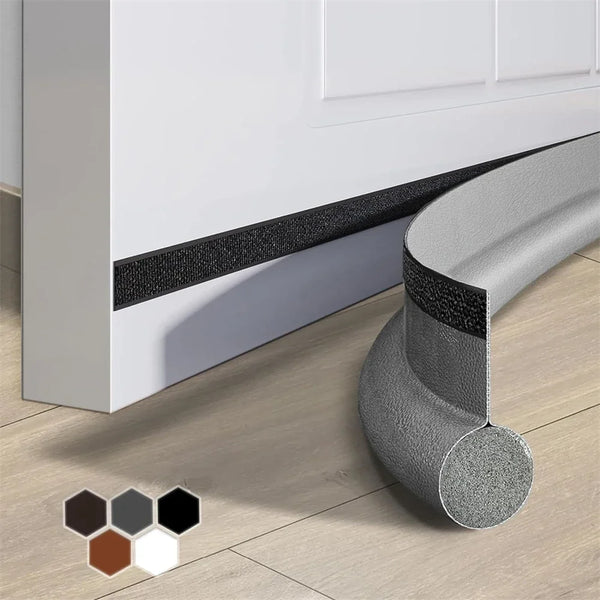 1pc Door Bottom Seal Strip, Windproof Dustproof Insectproof , Cuttable Door Gap Draft Blocker Weather Stripping