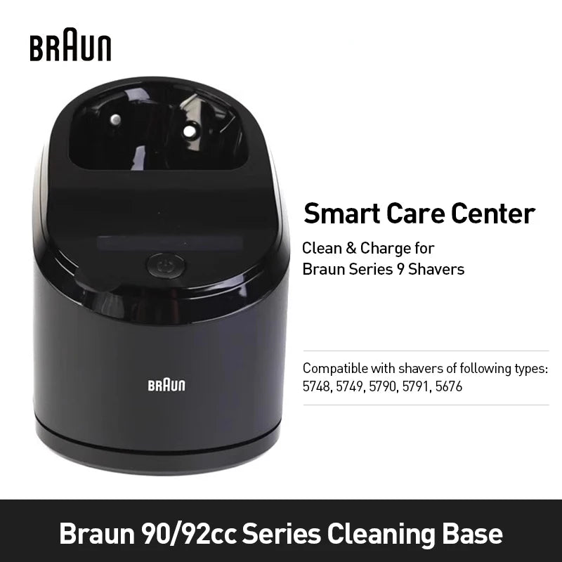 Braun ShaverCare Cleaning Stations Smart Clean Center For Braun Shaver 4 Models to Choose(Without Shaver))