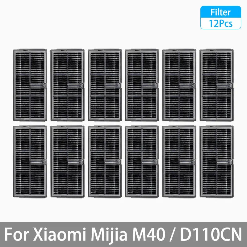 For XIAOMI MIJIA M40 D110CN OMNI Infinite Robot Replacement Parts Main Side Brush Hepa Filter Mop Cloth Dust Bag Accessories