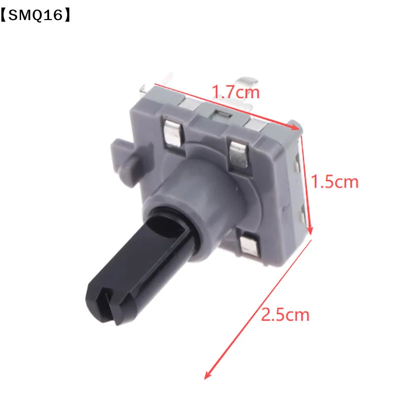 2Pcs EC16 Rotary Encoder 3Pins 360 Degree Infinite Rotation Gear Selection Controller Washing Machine Microwave AccessoriesSMQ