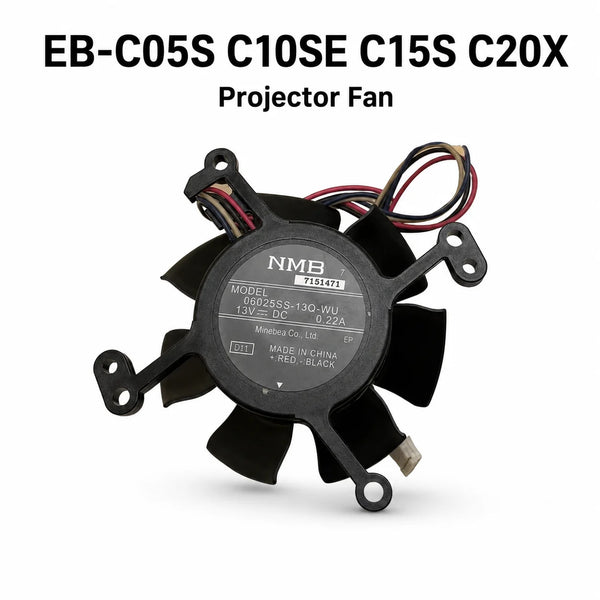 Brand- EB-C05S C10SE C15S C20X Projector Fan 06025SS-13Q-WU