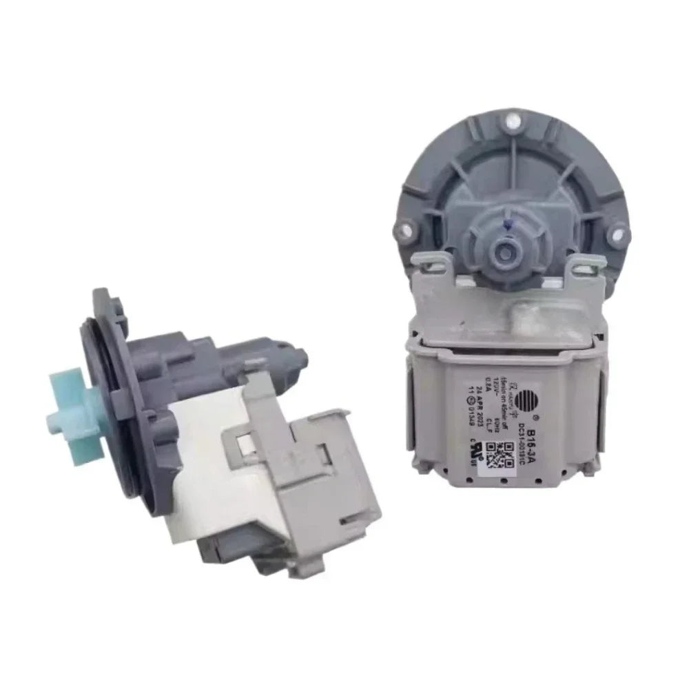 Compatible with Samsung Washing Machine Drain Pump Motor B15-3A 120V 60Hz DC31-00181C Washer Drainage Parts