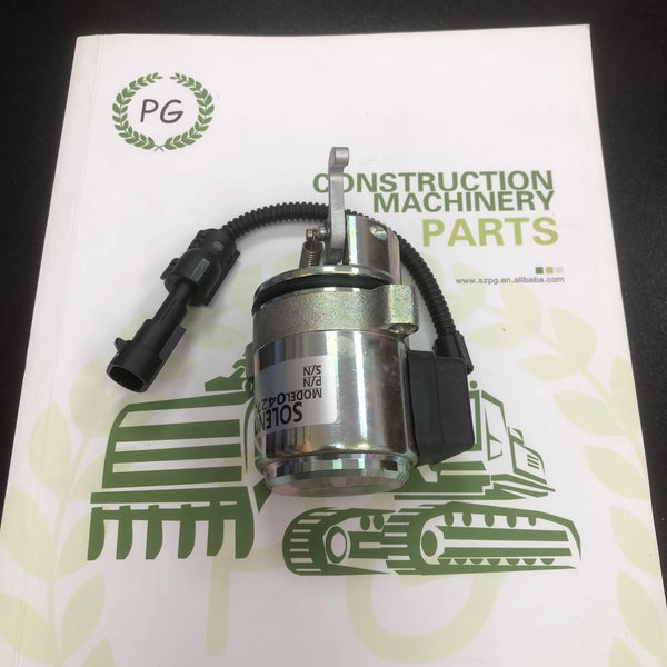For 04272956 Fuel Shut Off Solenoid 6686715 for BOBCAT 863 864 873 883 Compatible with Deutz Skid Steer OS 0427 2956 / 0427-2956