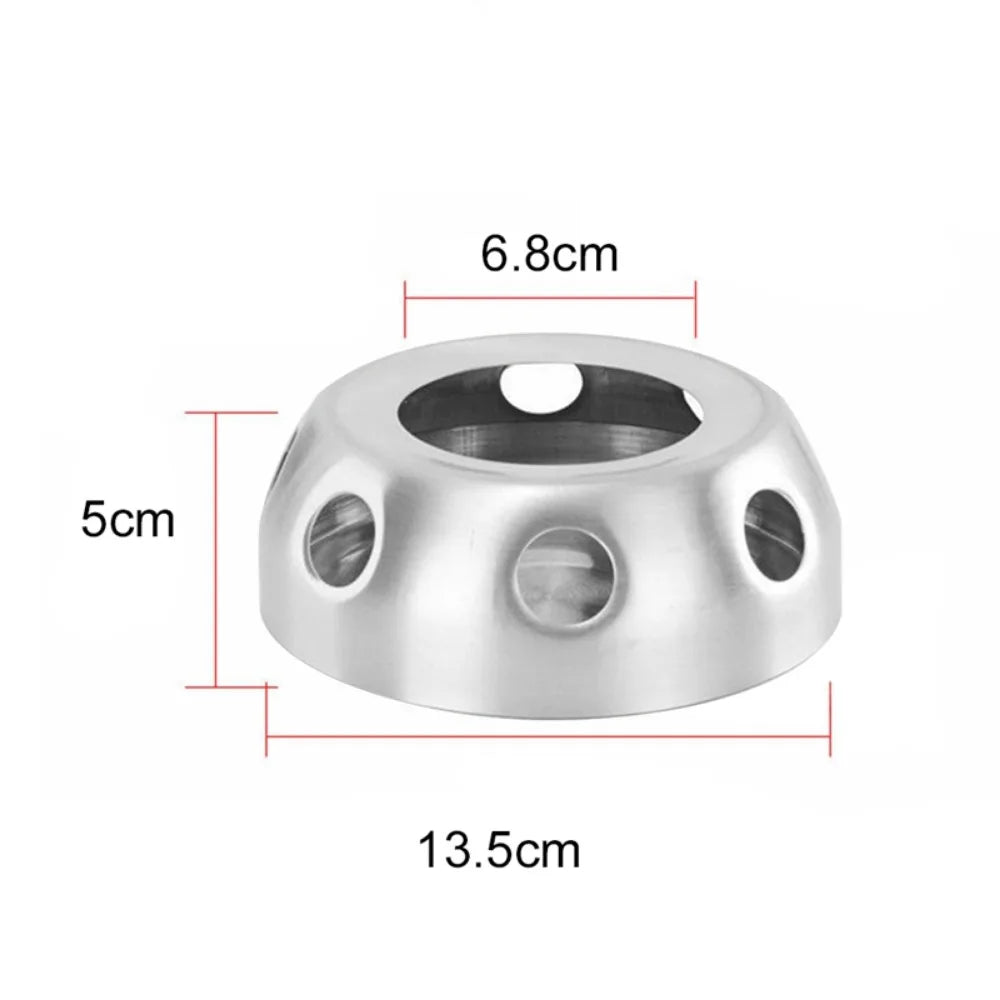 Hollow Teaware Round Teapot Warmer Teapot Stove Stainless Steel Base Heater