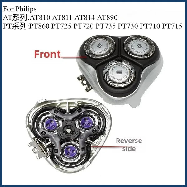 HQ8 Replacement Shaver Heads Compatible with Philips AT830/875 PT830 PT870 PT877 PT920 for PT720 PT725 PT730 AT810/811 AT725 Efficient Shave
