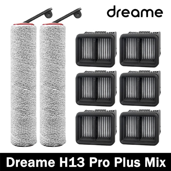 Dreame Pro Plus Mix / Pro Plus Ultra Soft Brush Spare Parts Wet Dry Vacuum Cleaner Roller Filter Accessories