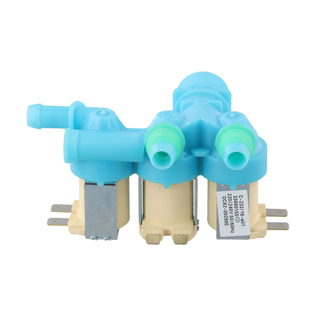 Robust Water Inlet Solenoid Valve Compatible with Samsung Washing Machines Part Number DC6200266E Compatible with XQB140D88S XQB160D99ISC