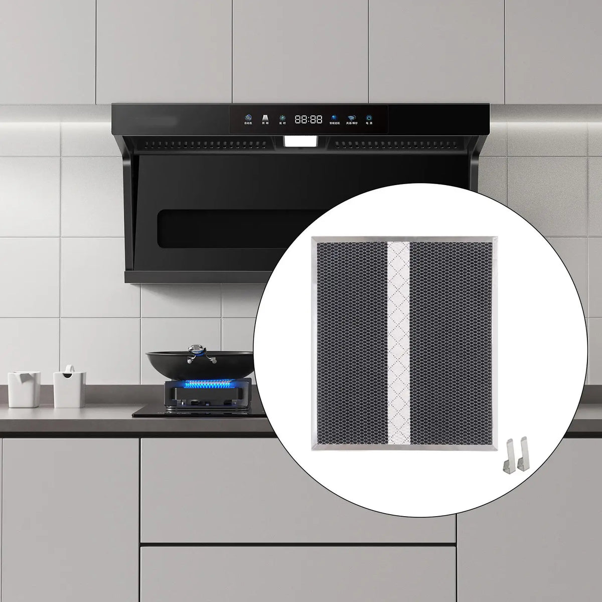 Range Hood Filter Replacement Aluminum Mesh Grease Catcher for Kitchen Exhaust S97020466