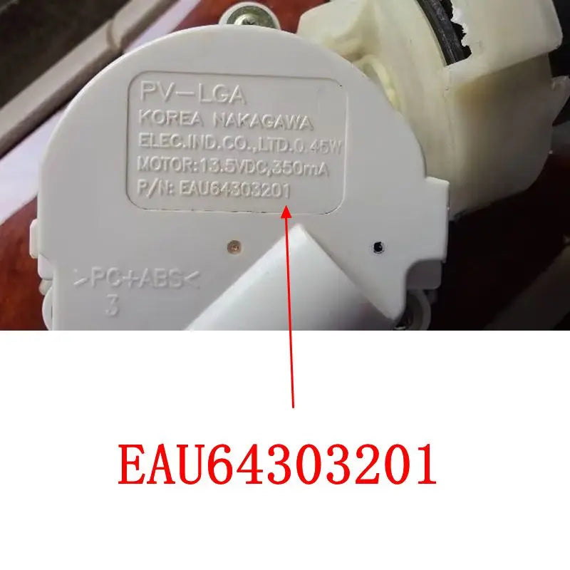 Washing machine traction motor EAU64303201 PV-LGA 13.5V DC 0.45W