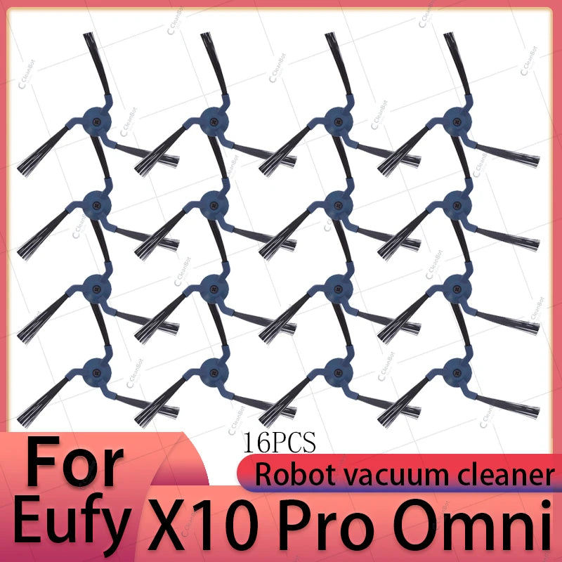 Accessories Compatible with Eufy X10 Pro Omni Robot Vacuum Dust Bag Hepa Filter Roller Side Brush Mop Cloth