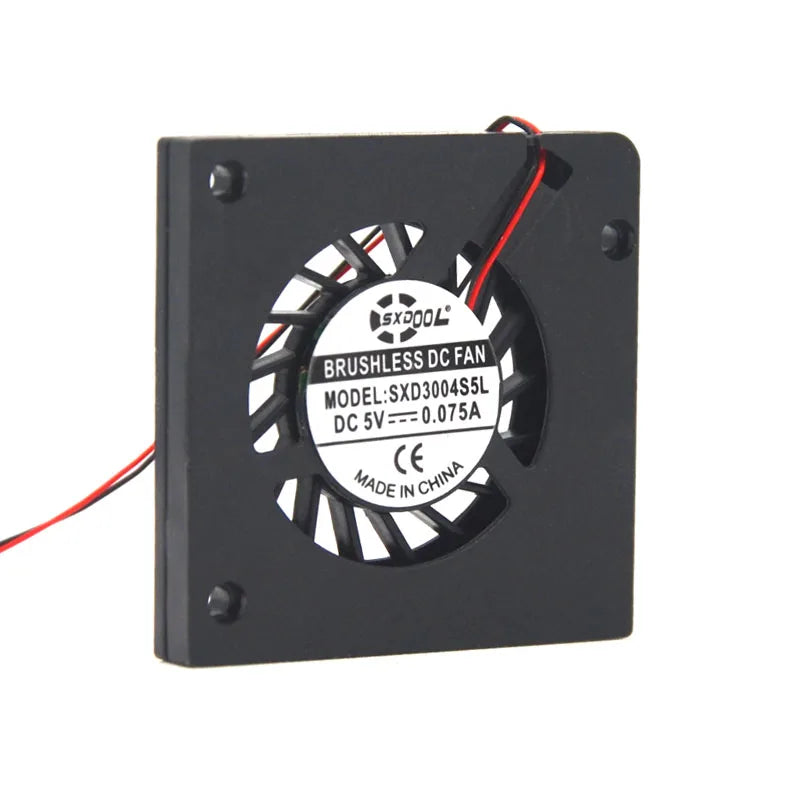 2pcs 30mm 3004 5V 60mA 9300RPM micro cooling fan 30X30X4mm small thin micro projector DC cooling fan replace RFB3004