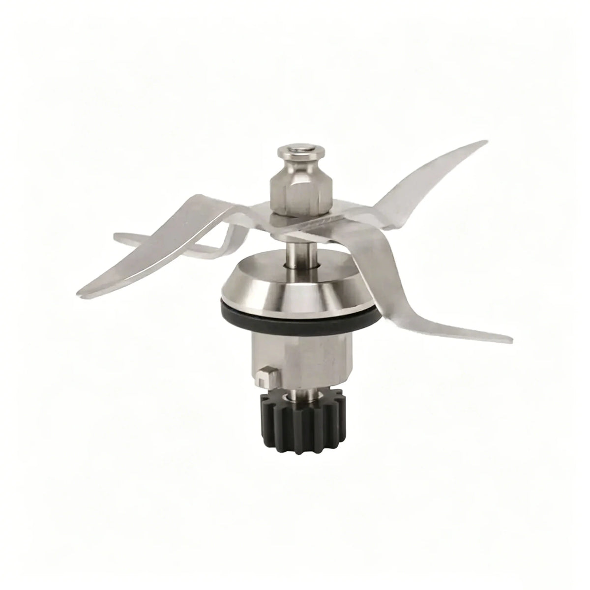 Blender Blade Replacement for Monsieur Cuisine Connect 1.0, 12 Teeth 4 Leaves Stainless Steel Cutter Head Mixer Accessory