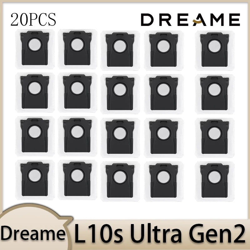 Dreame L10s Ultra Gen2 Robot Vacuum Cleaner Accessories Main Brush Side Brush HEPA Filter Mop Cloths Dust Bag