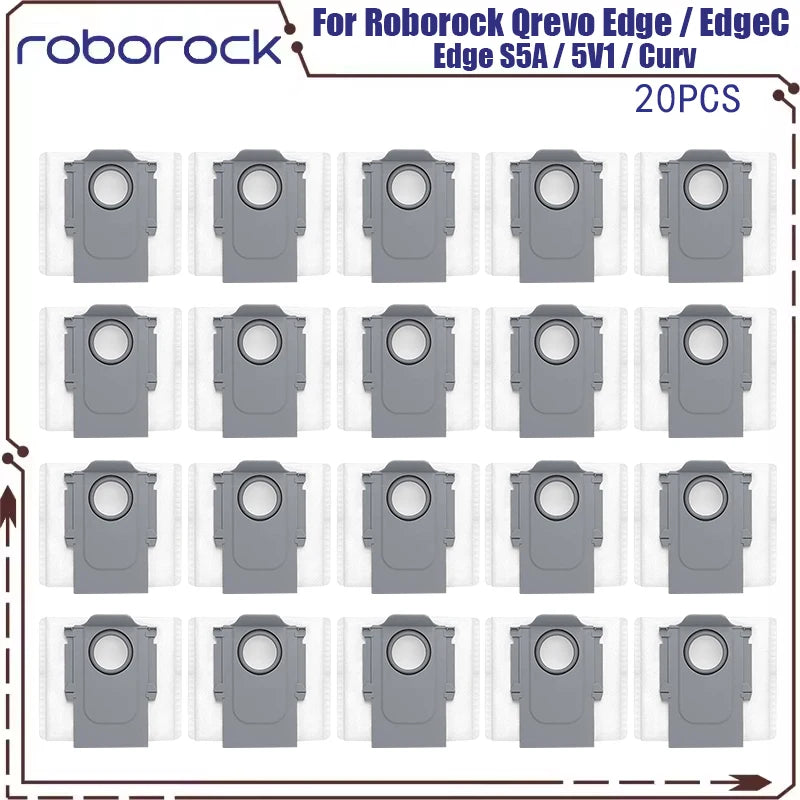Compatible with Roborock Qrevo Edge / EdgeC / Edge S5A / 5V1 / Curv Vacuum Parts Main Roller Side Brush Hepa Filter Mop Cloth Dust Bag