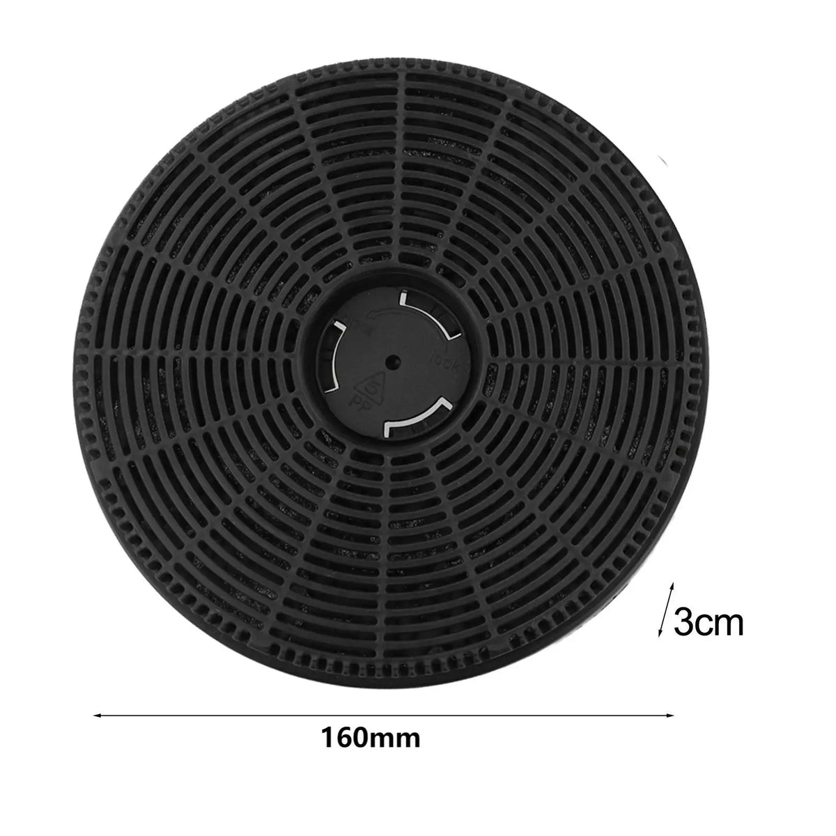 2PCS 160×30mm Activated Carbon Filter Kitchen Range Hood Activated Carbon Filter Accessories