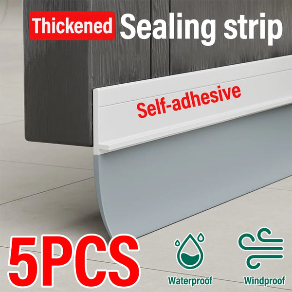 Self-Adhesive Thickened Door Bottom Sealing Strip Thermal Insulation Door Weatherstrip Anti-cold Window Draft Stopper Tape