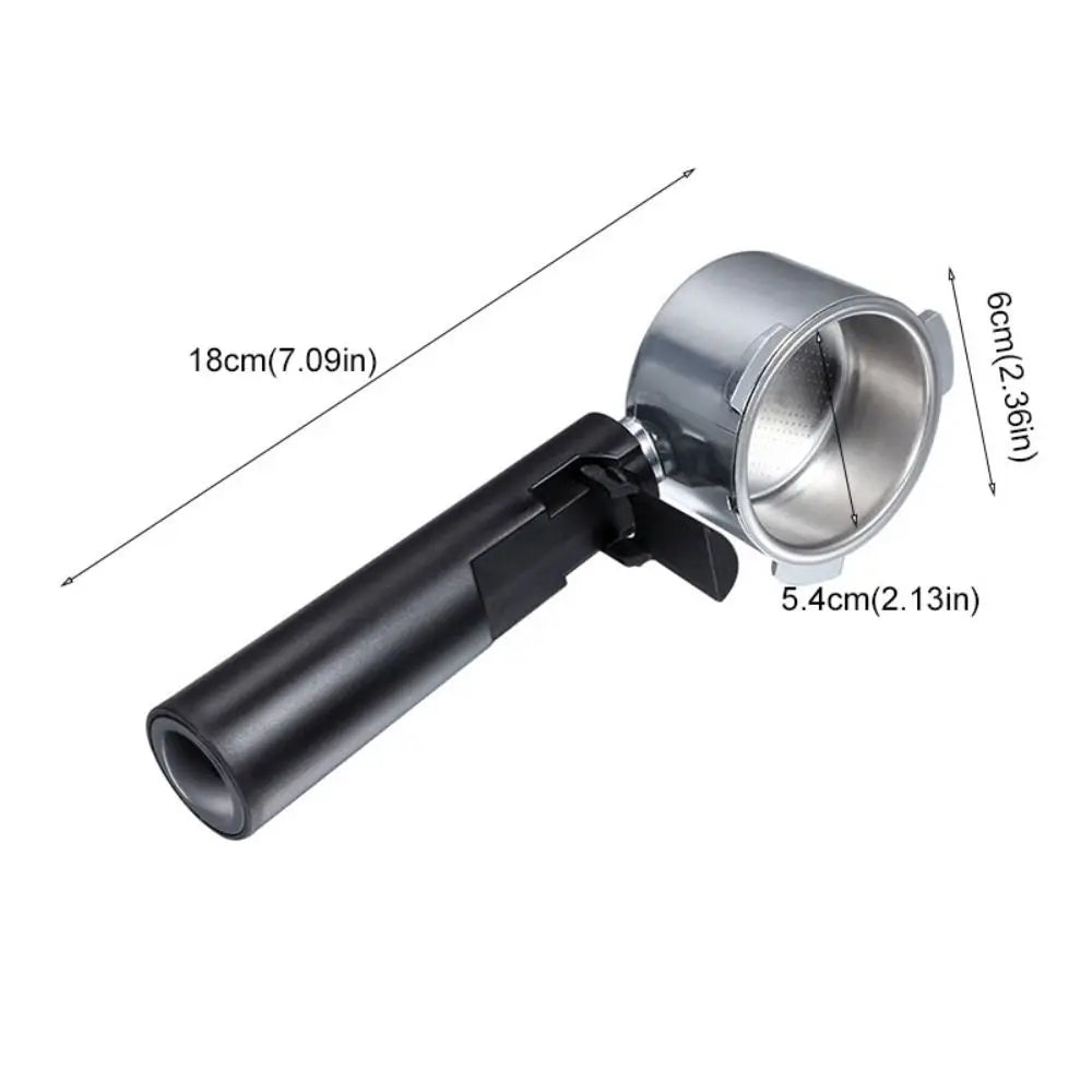 51mm Coffee Portafilter 3 Ears Bottomless Espresso Filter Handle Stainless Steel Coffee Machine Replacement Parts Cafe