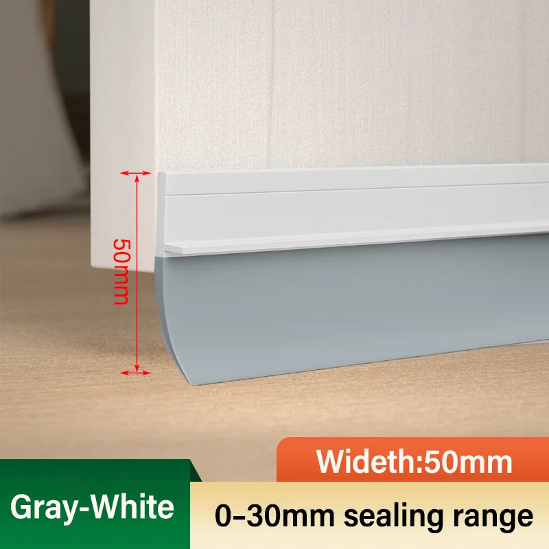 Self-Adhesive Thickened Door Bottom Sealing Strip Thermal Insulation Door Weatherstrip Anti-cold Window Draft Stopper Tape