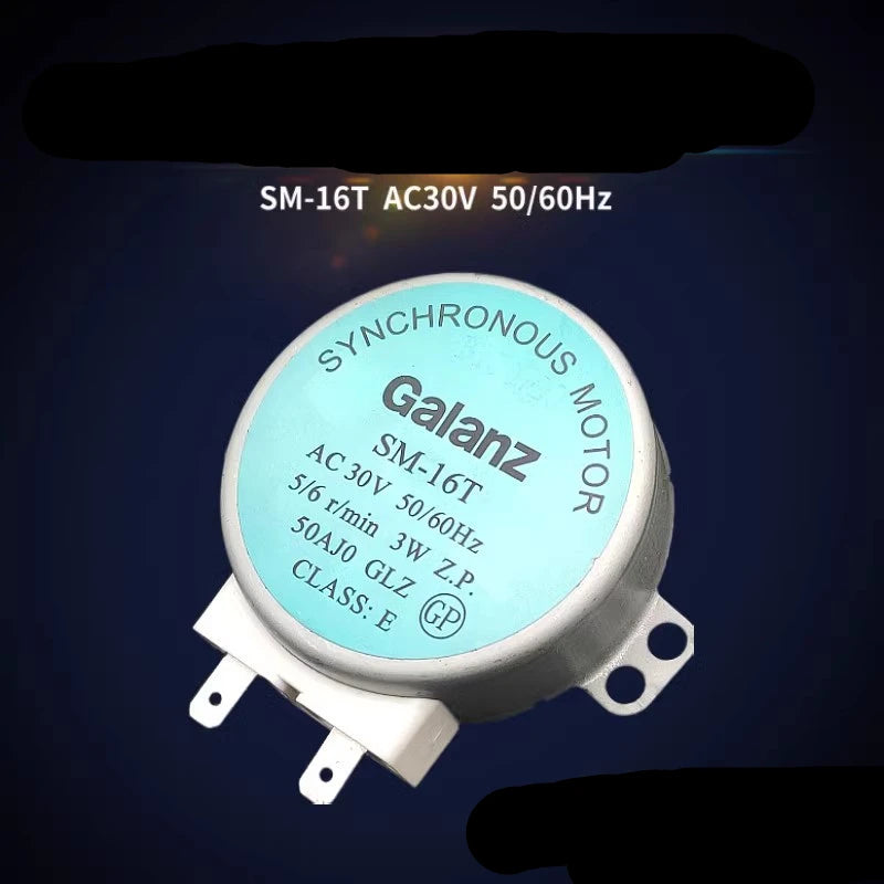 SM-16T Microwave Oven Turntable Synchronous Motor AC 30V 50/60Hz 3W 5/6RPM for GALANZ