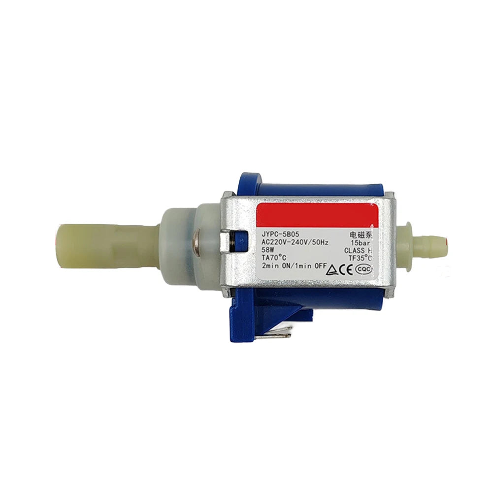 Silver Iron Solenoid Valve Water Pump For Espresso Coffee Machine 700ccmin Flow Rate AC 110V 120V Brewing System Accessories