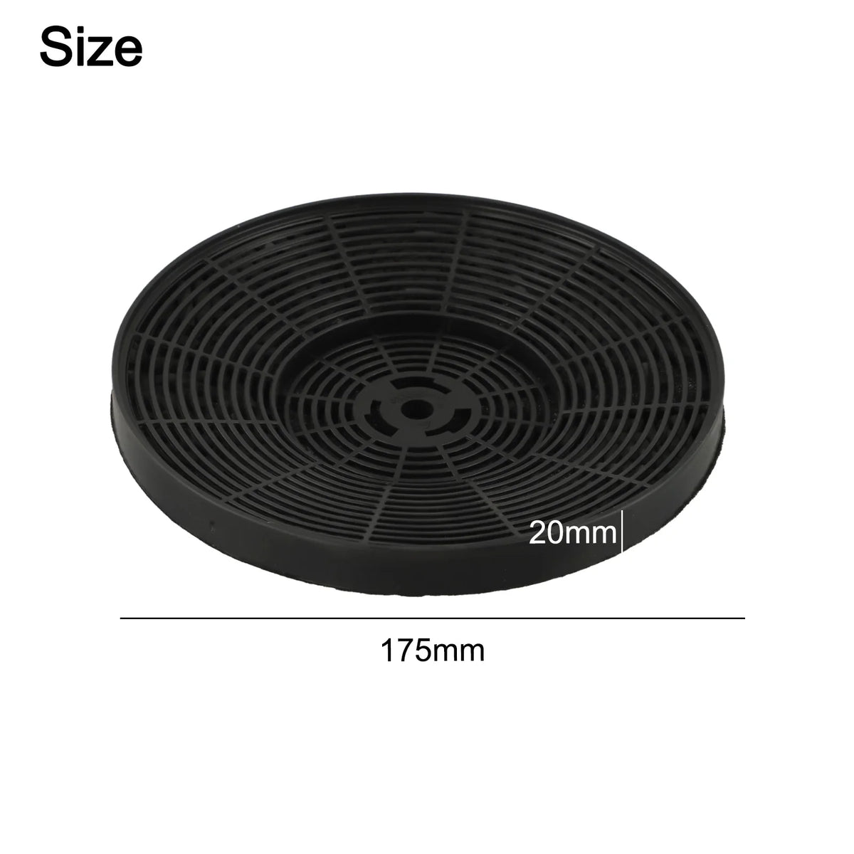 Kitchen Filter Range Hood Activated Carbon Filter 175mm*175mm*20mm Filter Kitchen Appliance Range Hood Parts