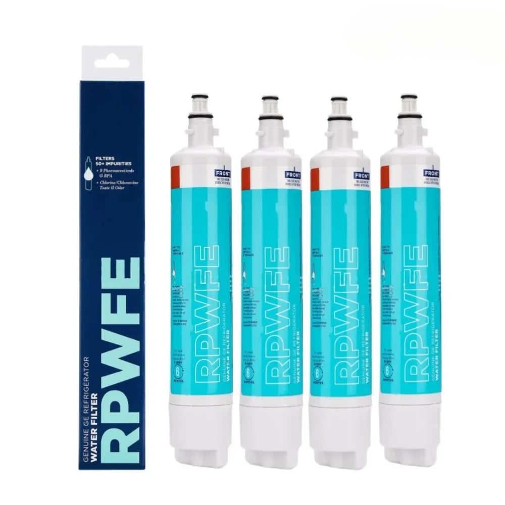 High Flow Refrigerator Filter Cartridge Replacement No Chip RPWFE PFE GFE Compatible Easy Fit